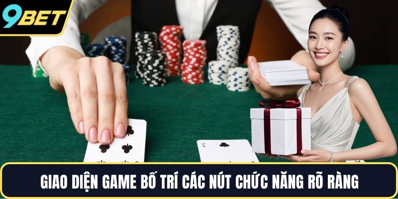 Giao diện game bố trí các nút chức năng rõ ràng